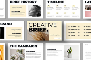 Creative Brief Presentation Layout, a Presentation Template by ContestDesign