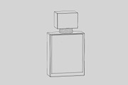Perfume bottle, an Object 3D Model by fahad121 (Thumbnail 4 of 5)