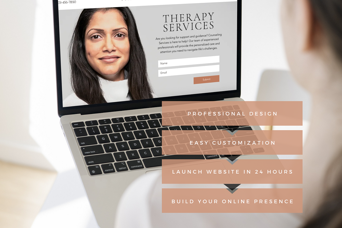 Mental Health WIX Website Template, a Wix Template by CreatedbyVision LLC (Photo 9 of 10)