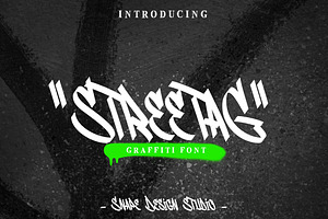 Streetag - Graffiti Font