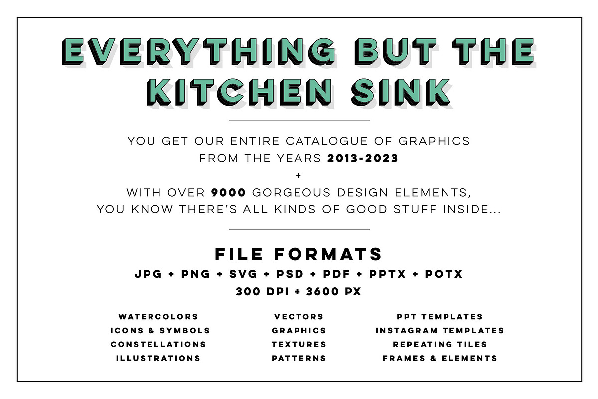 Whole Shop 9000+ Graphics Bundle, a Background Graphic by Blixa 6 Studios (Photo 2 of 26)