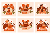 National Dog Day. Adopt a dog!, an Animal Illustration by Renberrry.Store (Thumbnail 4 of 12)