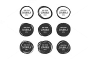 Scribble label set, a Texture Illustration by Primula`s shop (Thumbnail 3 of 5)