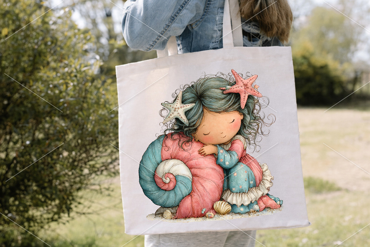 Whimsical Summer Girls Clipart PNG, an Illustration by Canvas Craft (Photo 6 of 7)