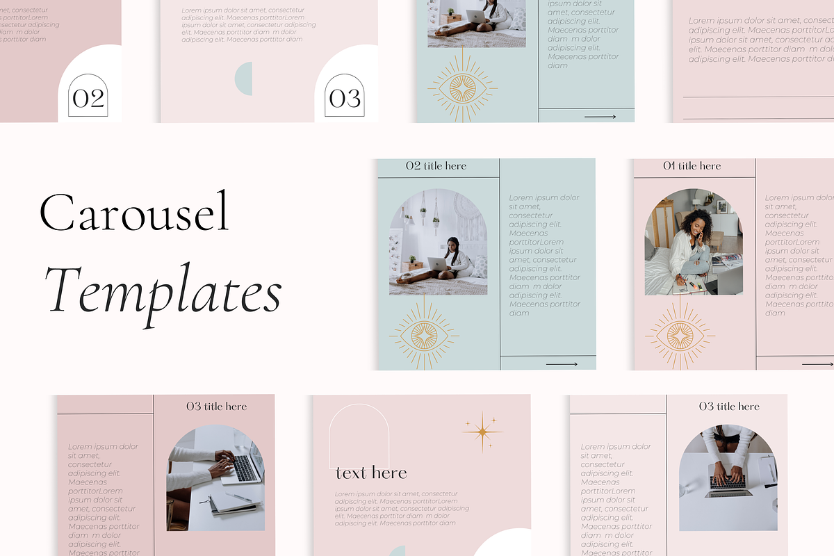 Mystic Instagram Bundle, a Social Media Template by Marketing Templates Co. (Photo 10 of 21)