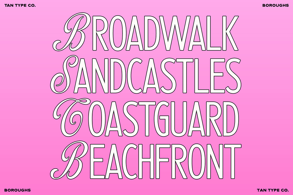 TAN - BOROUGHS, a Serif Font by TanType (Photo 5 of 10)