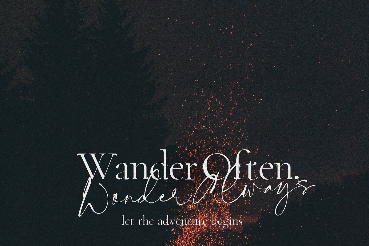Sally Morrison Script & Serif, a Script Font by BlueRobinDesignShop (Photo 19 of 22)
