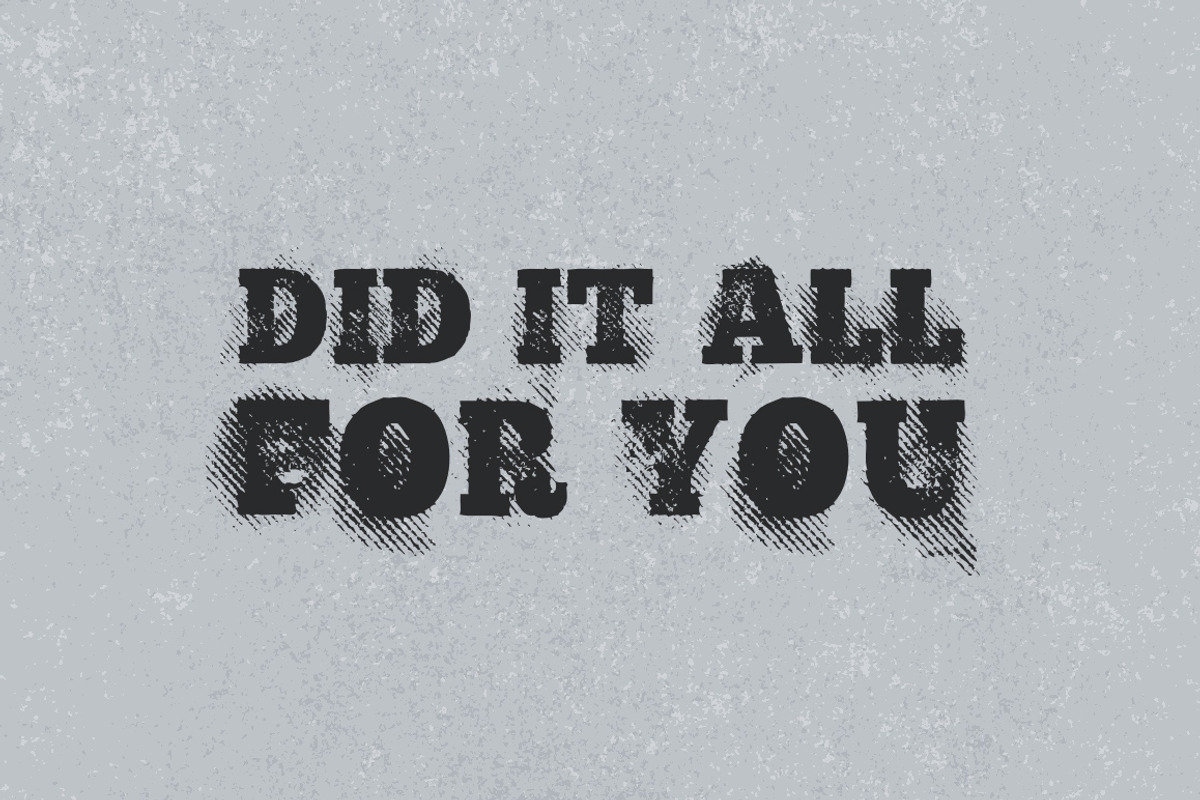 Time To Run - Gritty Halftone Font preview 3