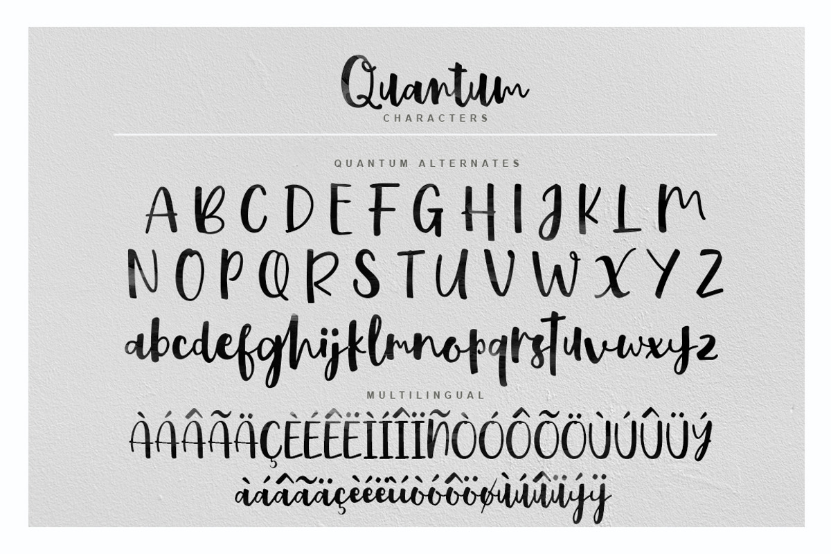 Quantum Font preview 8