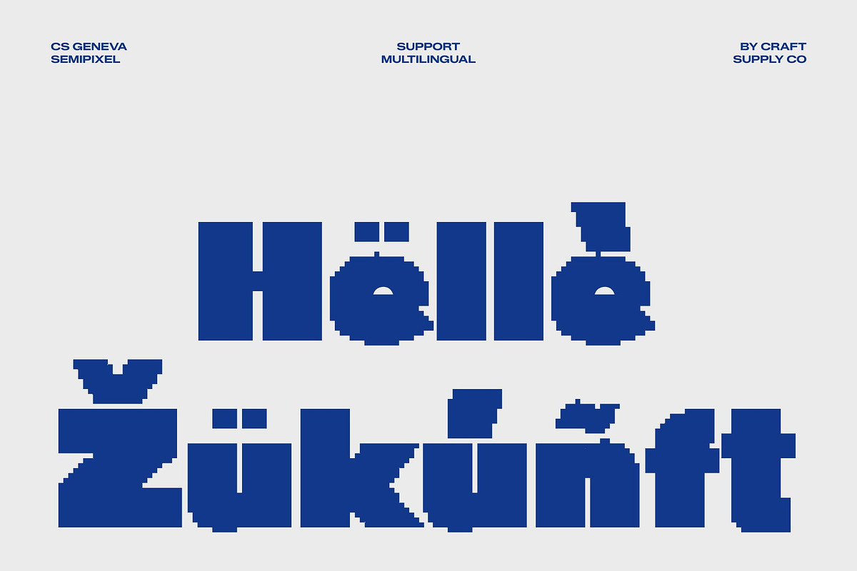 CS Geneva Semipixel, a Sans Serif Font by Craft Supply Co. (Photo 7 of 8)