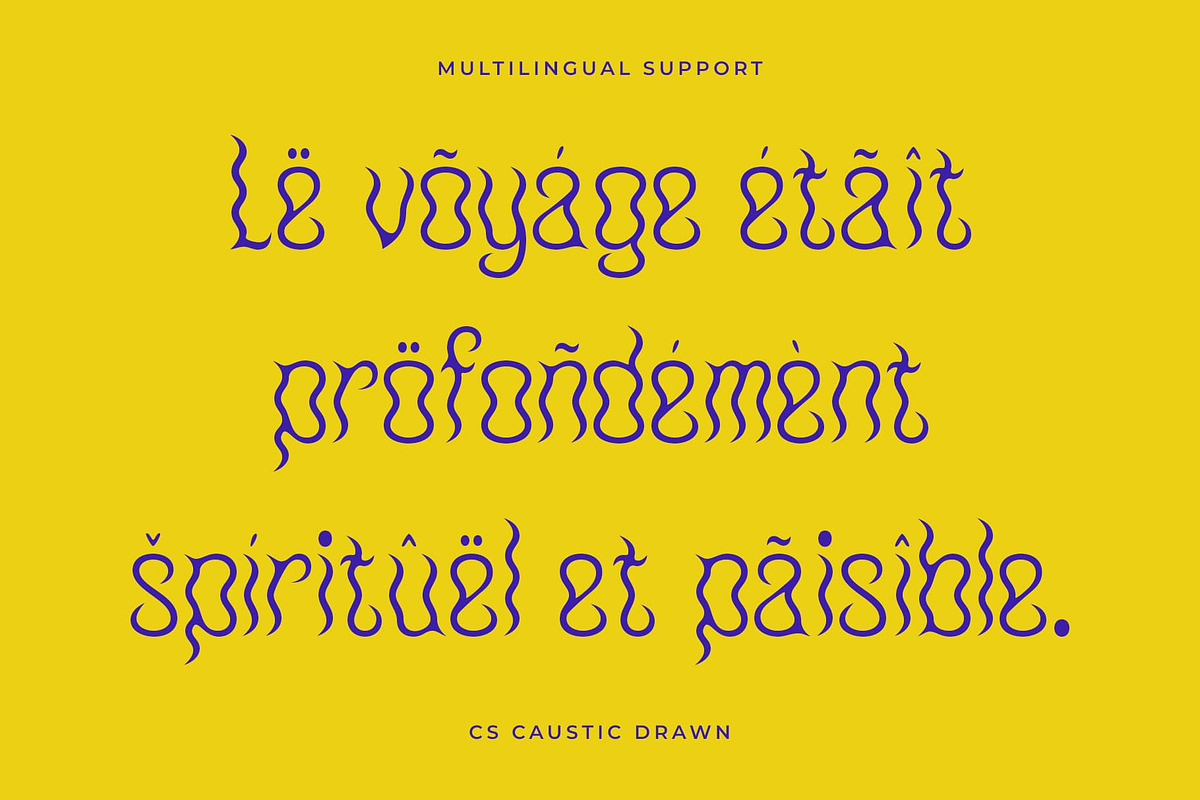 CS Caustic Drawn, a Sans Serif Font by Craft Supply Co. (Photo 4 of 8)