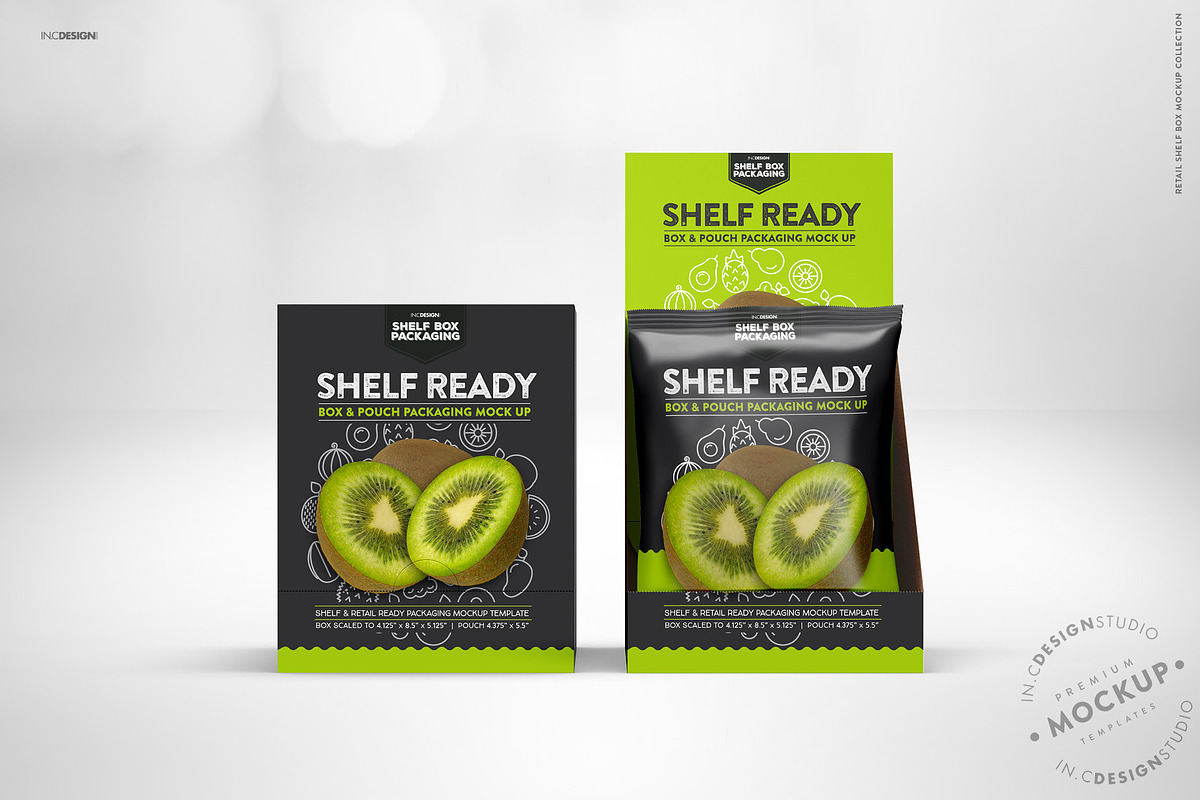 Retail Shelf Box 21 Packaging Mockup, a Packaging Mockup by INCDesign (Photo 3 of 12)