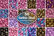 3D Skull Seamless Pattern, a Pattern Graphic by Forhadx5 (Thumbnail 1 of 8)