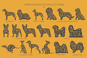 Companion and Toy Dogs Silhouettes, an Animal Illustration by pet design shop (Thumbnail 8 of 15)