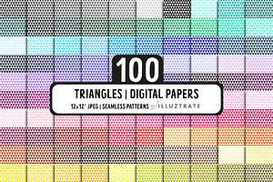 Rainbow Digital Paper 1000 Pattern