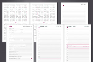2020 Datebook, Diary Daily Planner