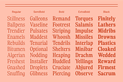 Fiyona Retro Variable Font, a Serif Font by That That Creative (Thumbnail 3 of 24)