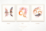 Watercolor Golden Zodiac, an Illustration by Webvilla Studio (Thumbnail 4 of 6)