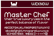 Kitchen Bar font, a Sans Serif Font by weknow (Thumbnail 4 of 8)