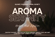 The Serene Notes Font Duo, a Script Font by Creacy Studio (Thumbnail 8 of 10)