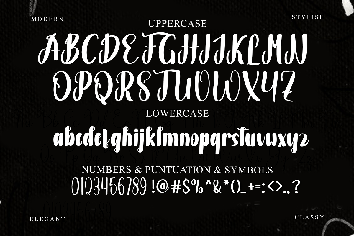 Kitchen Cabinet, a Handwritten Font by FreshTypeINK (Photo 7 of 8)