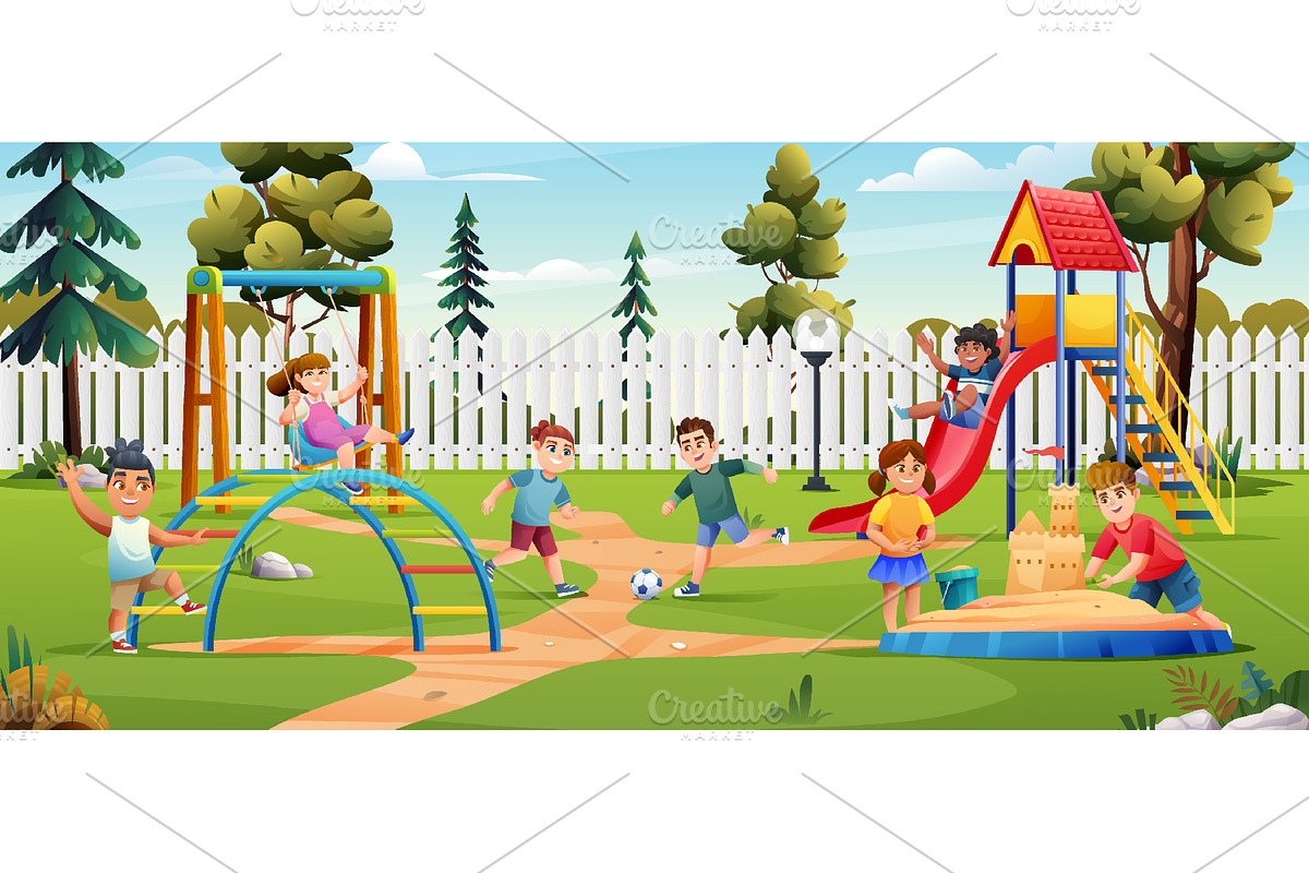 Kids Playground Collection, an Education Illustration by YG Studio (Photo 2 of 8)