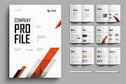 Company Profile Brochure Template, a Brochure Template by MightyDesign (Thumbnail 1 of 6)