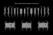 Brother (Blackmetal), a Blackletter Font by Rvq Type Foundry (Thumbnail 6 of 6)