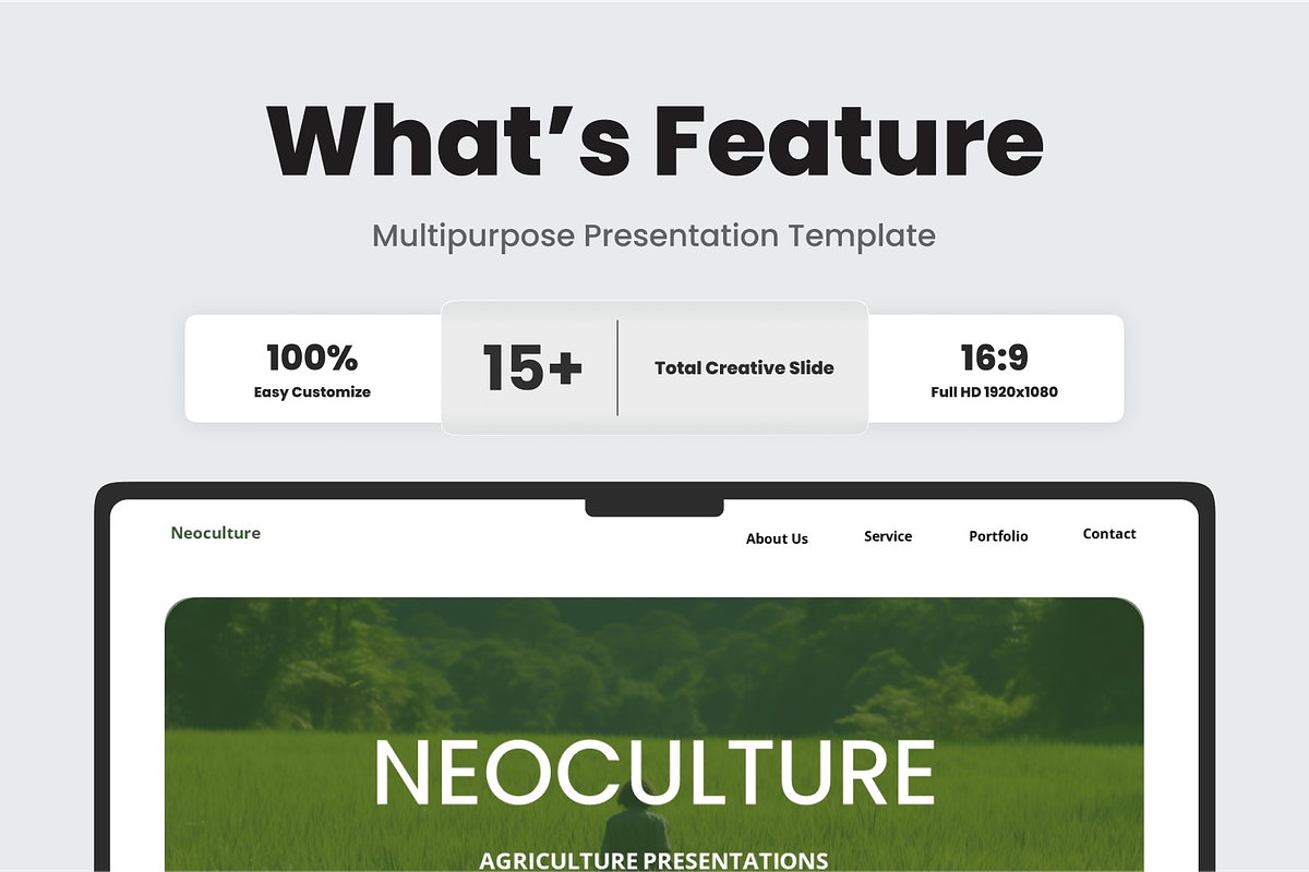 Neoculture - Agriculture Keynote, a Presentation Template by SquidPixey (Photo 2 of 6)