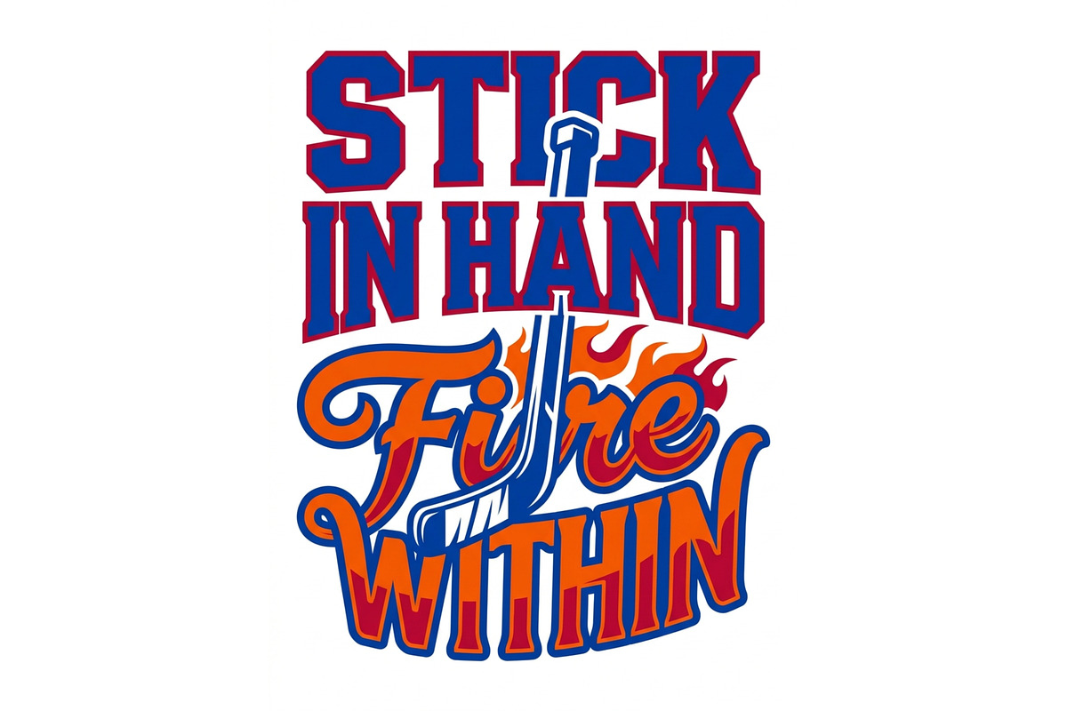Stick in Hand Hockey T-Shirt, an Object Graphic by abu67222 (Photo 3 of 3)