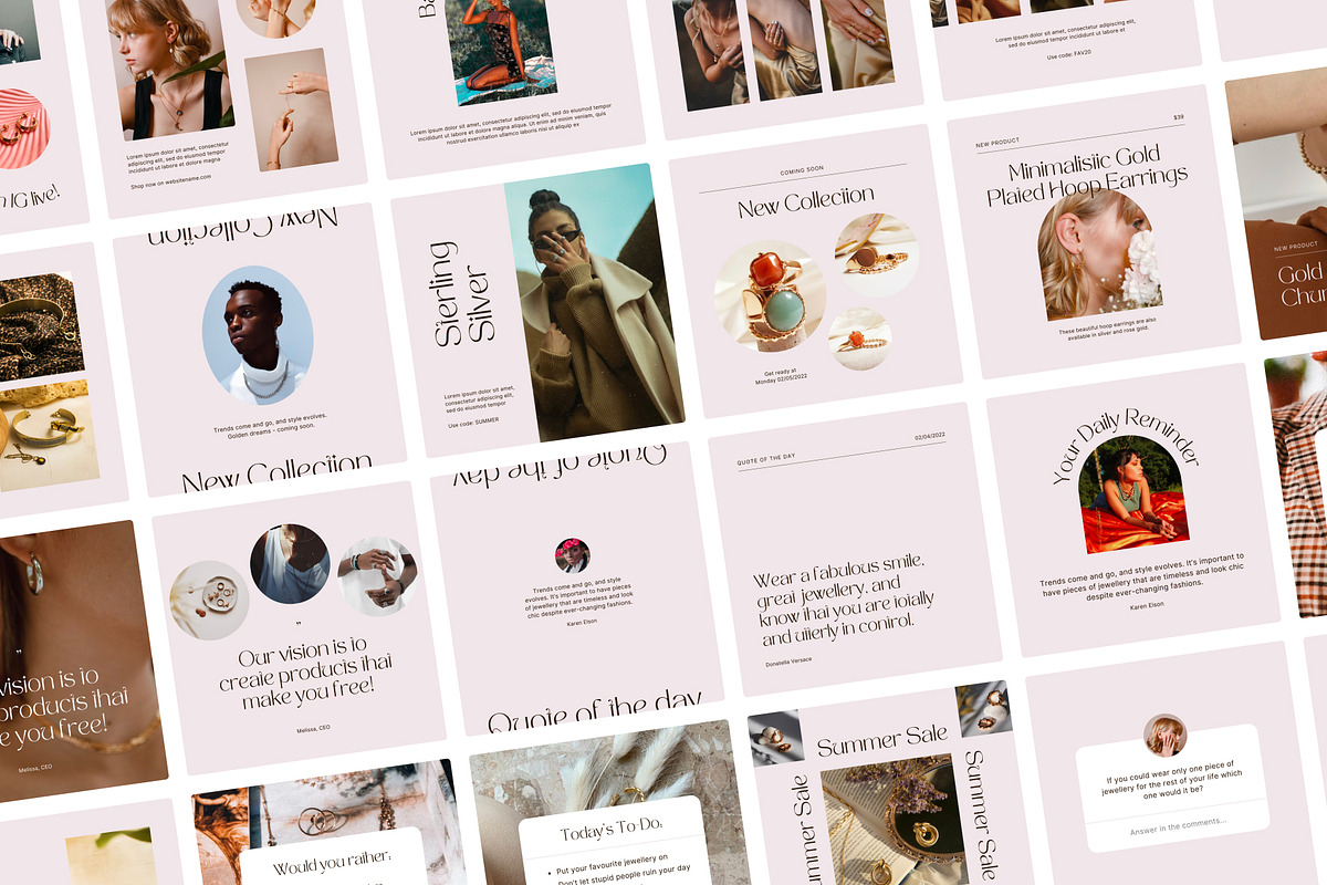 Small Business Canva Instagram Posts, a Social Media Template by Alice Store (Photo 7 of 8)