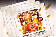 Thanksgiving Party Flyer, a Templates & Theme by MithilaCreation (Thumbnail 5 of 6)