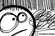 Scribbled Mess Hand Drawn Clipart, an Object Graphic by Heather Green Designs (Thumbnail 4 of 6)