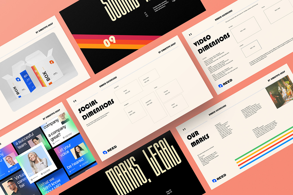 InDesign | Brand Guidelines Template, a Presentation Template by CreativeSoup.io (Photo 9 of 11)