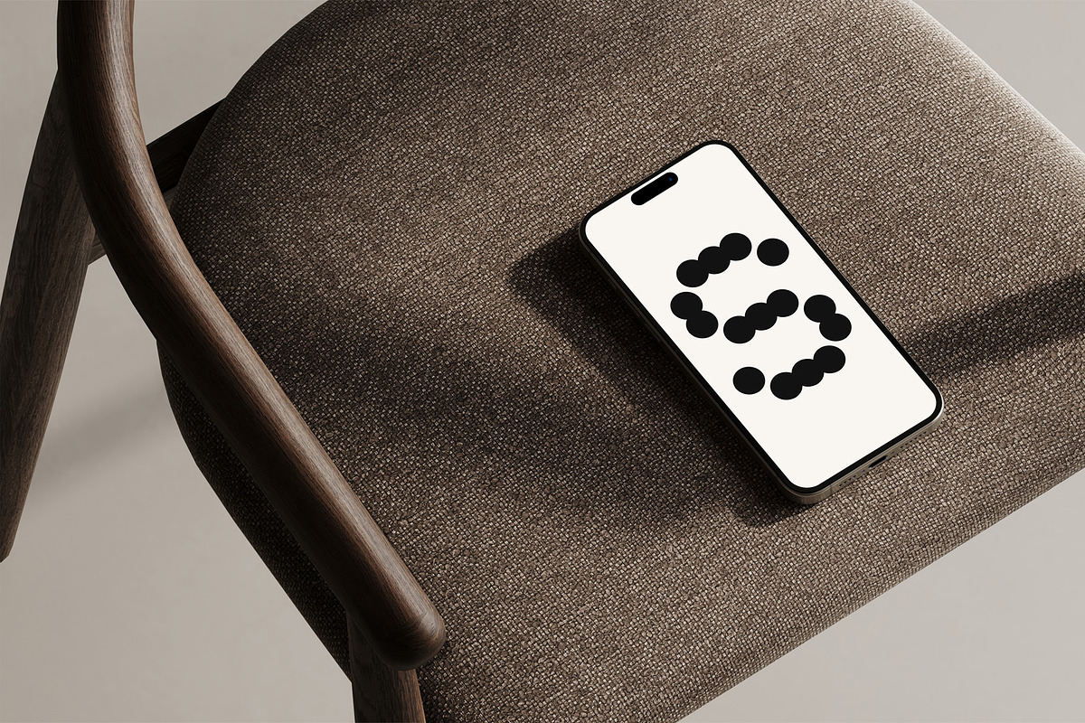 Beige iPhone Mockup 01, a Mockup by TRANSPARENT SOURCE
