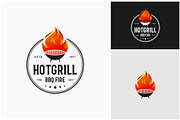 Hot Grill Pan BBQ Barbecue Logo, a Branding & Logo Template by ika trisiana (Thumbnail 1 of 2)