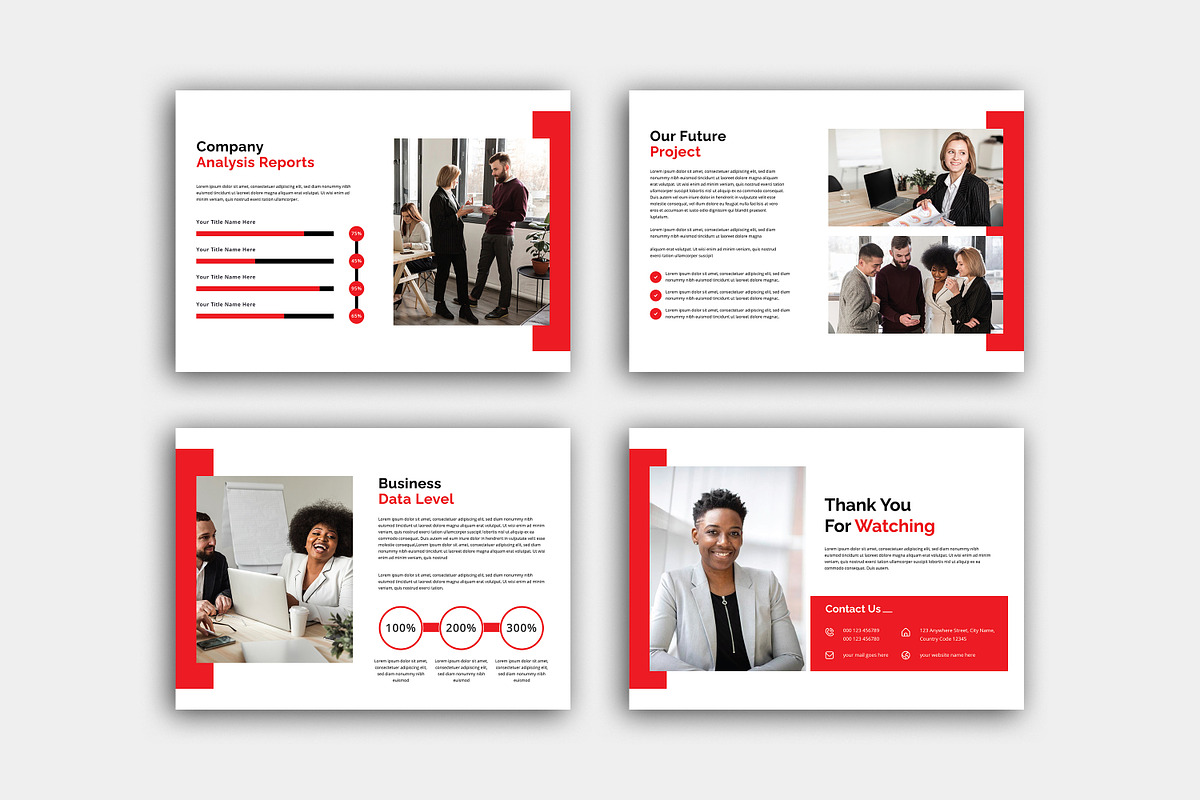 Corporate Modern Presentation, a Presentation Template by creative-mint (Photo 7 of 8)