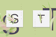 Spring alphabet letters, a Symbol Font by Polar Vectors (Thumbnail 20 of 23)