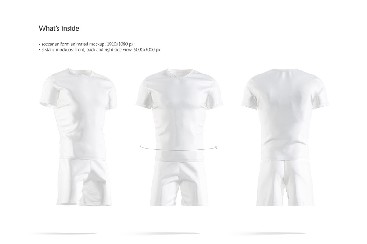 Soccer Uniform Animated Mockup, an Apparel Mockup by rebrandy (Photo 3 of 17)