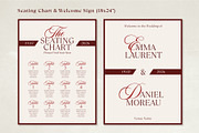 The Red Wedding Invitation Templates, an Invitation Template by Garden in frame (Thumbnail 4 of 8)