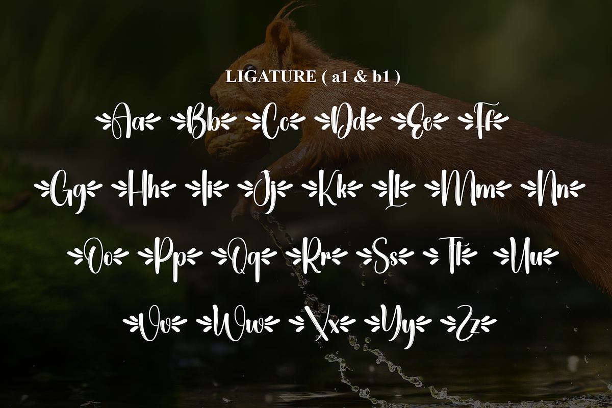 Animal | Script Font, a Handwritten Font by Scratchones (Photo 8 of 9)