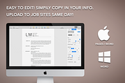 Professional Resume/CV Template, a Resume Template by The Creative Resume (Thumbnail 8 of 8)