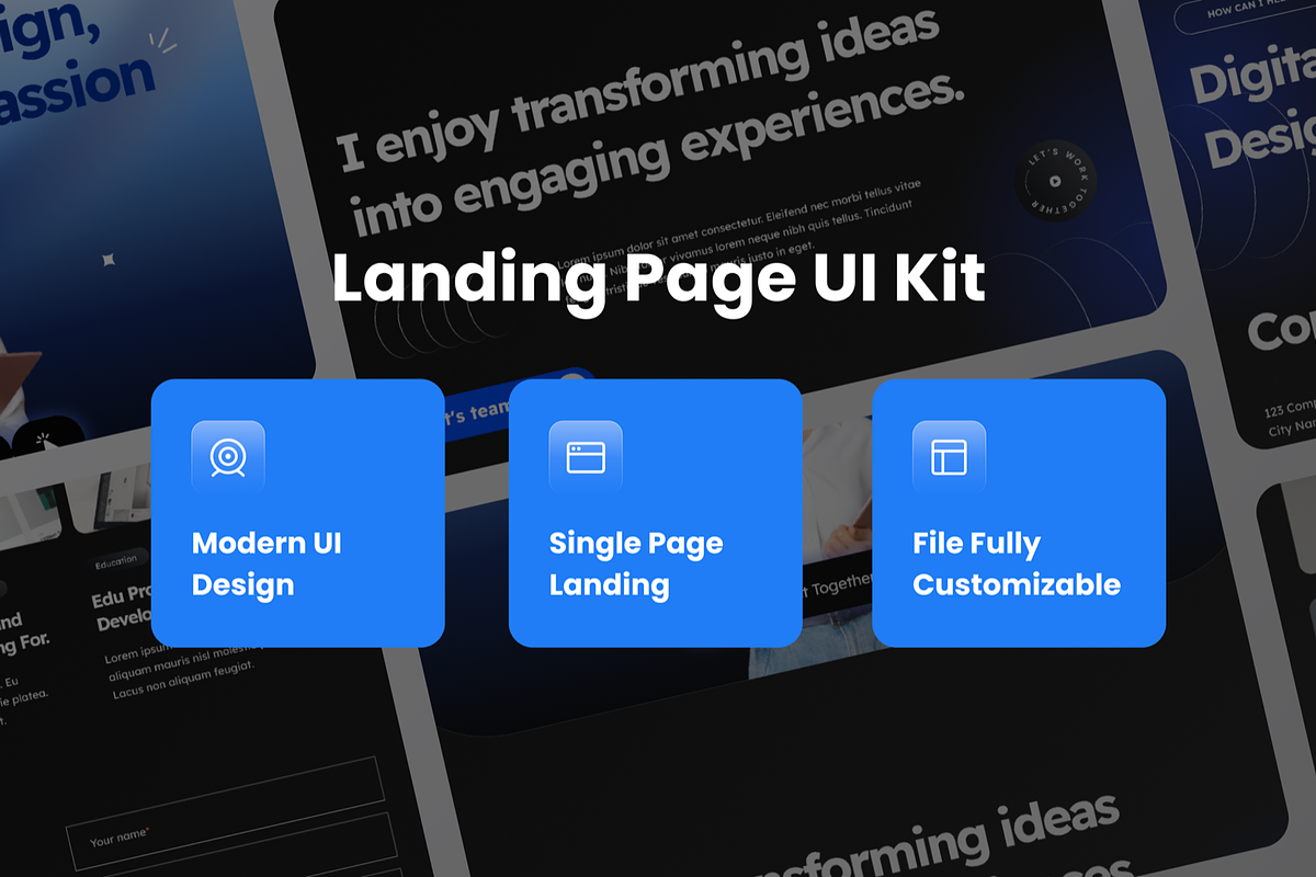 Personal Portfolio Landing Page, a Templates & Theme by SquidPixey (Photo 4 of 5)
