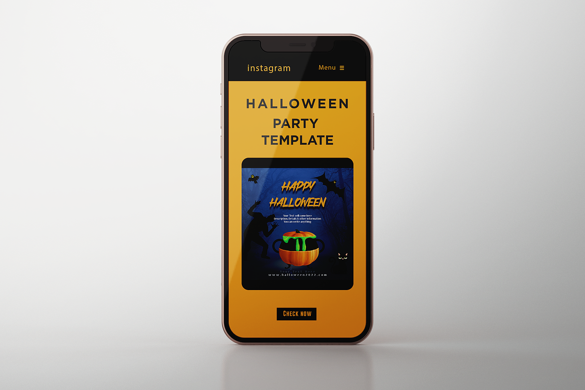 Halloween Flyer/ Social Media Post, a Flyer Template by designerzDukan (Photo 2 of 3)