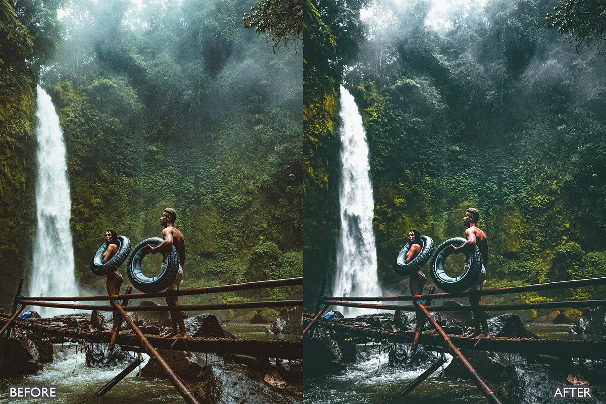 Moody Dark Green Lightroom Presets, a Preset Add-On by AAA Presets (Photo 3 of 19)