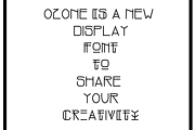 OZONE family - Display Font, a Sans Serif Font by Art Sproot (Thumbnail 5 of 23)
