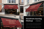 Storefront Awning Mockup, a Product Mockup by Pitchlook.Studio (Thumbnail 1 of 4)
