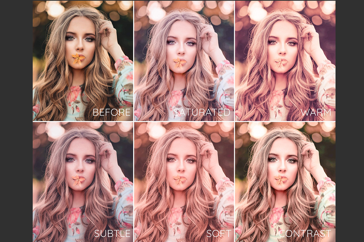 Rose tint Lightroom desktop presets, an Action Add-On by GDR Design (Photo 7 of 7)