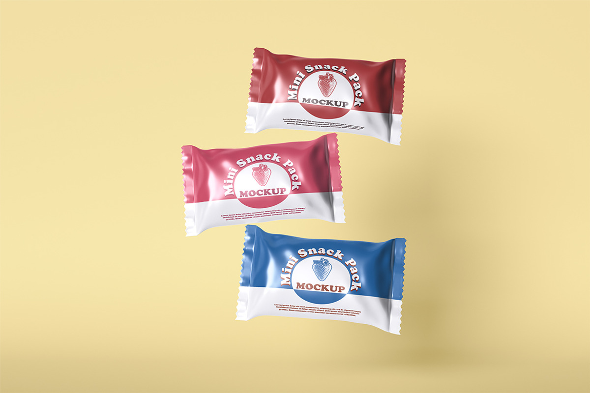 Mini Snack Pack Mockup, a Product Mockup by xavier_studio (Photo 5 of 5)