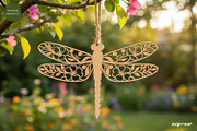 Spring Dragonfly Ornaments Bundle, a Decorative Illustration by svgocean (Thumbnail 8 of 8)